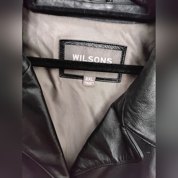 Wilsons Leather Jacket BLACK SIZE 2X - Picture 2 of 5